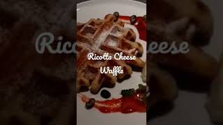 Ricotta Cheese Waffle #Shorts