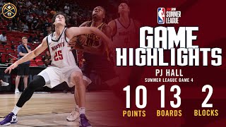 PJ Hall Full Game Four Highlights vs. Pacers 🎥 | NBA2k Summer League