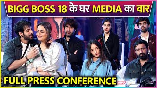 Bigg Boss 18 Full Press Conference, Vivian Dsena, Chum, Karanveer, Avinash, Eisha, Shilpa \u0026 Rajat