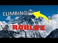 We Climbed the TALLEST MOUNTAIN in ROBLOX