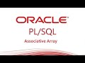 PL/SQL tutorial: PL/SQL Collection Associative Array in Oracle Database Part-1