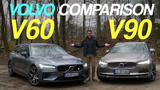 Volvo V90 vs Volvo V60 comparison review - which is the best Volvo estate?