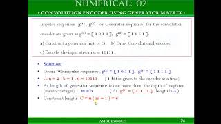 04. Convolution Encoder using Generator matrix (G)