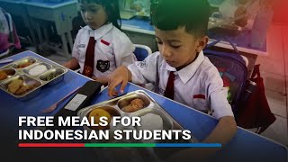 Indonesia launches free meals program for students | ABS-CBN News