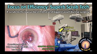 CataractCoach™1759: focus on efficiency: superb scrub tech