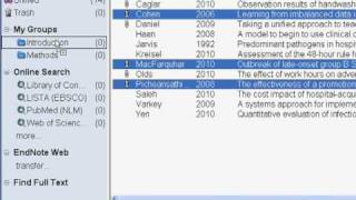 EndNote Part 5 Creating Groups: Drexel University Health Sciences Libraries