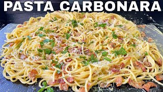 Pasta Carbonara in Under 10 Minutes! | Blackstone Griddle