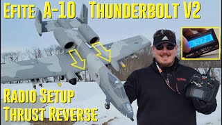 Horizon Hobby - A-10 Thunderbolt V2 - Thrust Reverse Programming, Radio Setup, & Flight