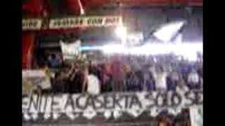 Juve Caserta - Rieti basket 2005/2006 - ultras Caserta - tifo curva sud in azione - amarcord