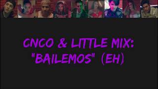 CNCO & Little Mix - Reggaeton Lento (Lyrics)