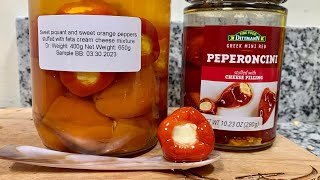 Sweet Piquant + Sweet Orange Peppers stuffed w/ Feta Cream Cheese and MORE from Dittman! 10% OFF!!