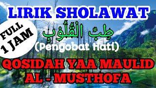 Lirik Sholawat Syifaa Tibbil Qulub & Qosidah Yaa Maulid Al-Musthofa Full 1 Jam