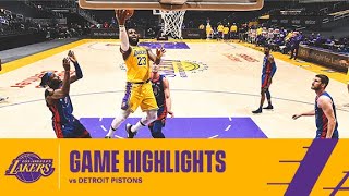 HIGHLIGHTS | LeBron James (33 pts, 5 reb, 11 ast) vs Detroit Pistons