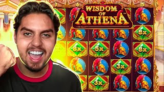 ESSE JOGO FEZ A BOA DE NOVO, MAIS UMA FORRA! WISDOM OF ATHENA 1000