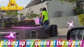 Picking up my Queen from the airport !