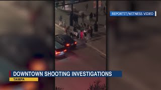 'Out of the blue, gunfire erupted': Crowds of unruly kids involved in two downtown Tampa shootings,