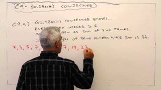 C9--Goldbach's Conjecture