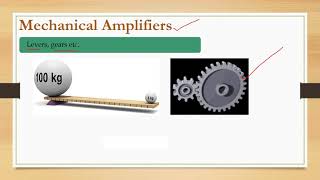 Basic Functional Elements | Signal Conditioning Elements: brief overview |