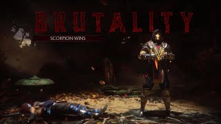 Mortal Kombat 11 PS5 Mk11 scorpion vs Subzero | Scorpion combo Brutallity HDR PS5 Mk11