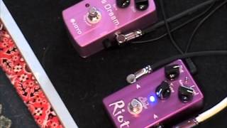 Suhr Riot versus Joyo US Dream distortion guitar effects pedal shootout