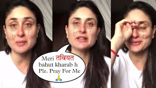 Kareena Kapoor Break down on her Critical Health Condition After getting Covid Positive, Taimur