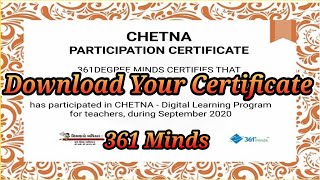 361 Chetna Certificate download