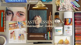 Oil Pastel Essentials | Materials and Technique