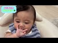 初めてのブロッコリー【baby eats broccoli for the first time】 赤ちゃん　 生後5ヶ月 離乳食　 ブロッコリー　 baby babyboy