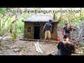 perkemahan yang keren bangun pondok dari tanah liat#berkemah