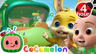 Wheels on the Bus (Late For School Edition) + More | Cocomelon - Nursery Rhymes & Songs For Kids