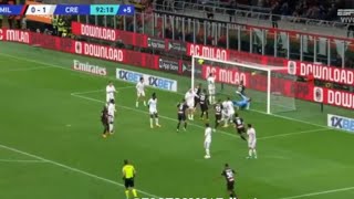Milan vs Cremonese 1:1 ⚽️Krunic Goal Last Minute in Match