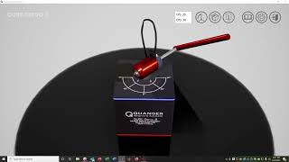Virtual Qube Servo Single Swing Pendulum Balancing
