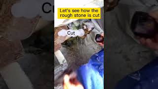 Cutting an Amethyst Quartz Sphere. Amethyst Root