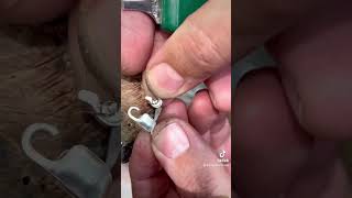 Fixing a broken lobster clasp… fixing gold and silver jewellery ( jewelry )