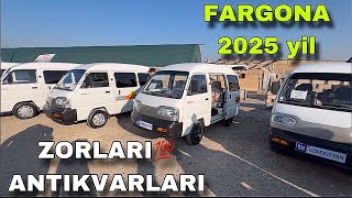 12 YANVAR DAMAS NARXLARI FARGONA MASHINA BOZORI 2025 VARYANTGA ДАМАС НАРХЛАРИ ФАРГОНА 2025