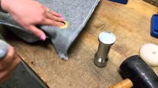 Installing Curtain Eyelets with Micron Hand Tools