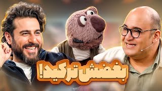 خاطره کشتی کج رضا عطاران و نادر سلیمانی - هق هق سلیمانی کنار جناب خان