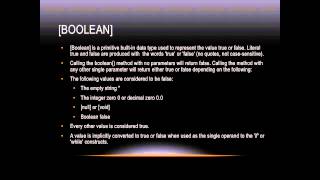 Lasso Programming: [boolean]