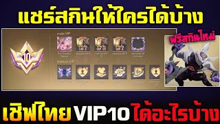 Rov : รีวิวระบบ VIP10 ใหม่แชร์สกินให้ใครได้บ้าง แจกสกินใหม่ประจำปี