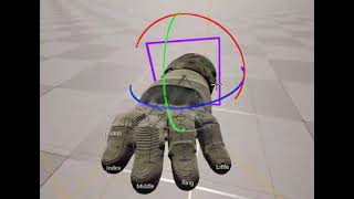 Presence Hand Pose Tool Skeleton Visualisation