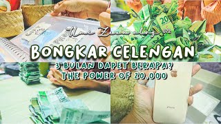 Bongkar celengan challenge 20.000 | unboxing iphone 8 untuk vlogging bagus ga? #vlog072