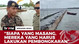 KKP Awasi Pembongkaran Mandiri Pagar Laut Dilakukan PT TRPN di Bekasi | Breaking News tvOne