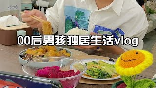 00后男孩下班租房生活|小鸡炖蘑菇+蚝油生菜