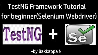 TestNG Framework with Selenium Tutorial Part-04