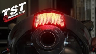 2005 2006 Kawasaki Ninja ZX6R / 636 Programmable Sequential Integrated Taillight by TST Industries