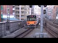 【東急の複々線】田園都市線vs大井町線　ほぼ同時発車！