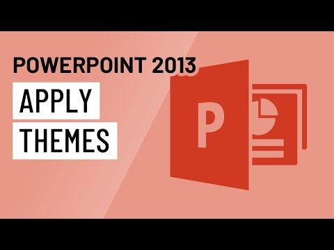 PowerPoint 2013: Applying Themes PowerPoint 2013: Applying Themes
