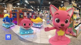 3D 180VR 4K Baby Shark Pinkfong Toy Shop Kid love Pinkfong 360VR