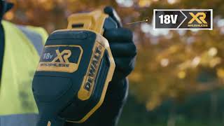 Démonstration du Coupe-bordures repliable sans fil XR 18 V - DEWALT