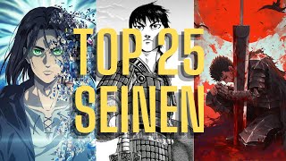 TOP 25 MANGAS SEINEN (2024)